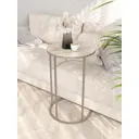 Журнальный столик круглый Калифорния мебель Остин УФ 45x45x70.5 см бежевый