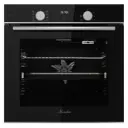 Духовой шкаф Monsher MOE 6008 Acier 59.5х59.5х56.5 см цвет чёрный / нержавеющая сталь