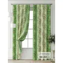 Комплект штор Comfy way Форнерс - 921 - 260 см CW709921260-260 на шторной ленте 260x150 см цвет зеленый