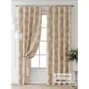 Комплект штор Comfy way Форнерс - 959 - 240 см CW709959240-240 на шторной ленте 240x150 см цвет бежевый