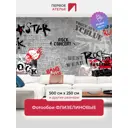 Фотообои флизелиновые Первое ателье Rock стена 500x250 см