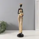 Декоративный предмет Сима-ленд Африканка в платье с листьями