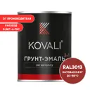 Грунт-эмаль по металлу 3 в 1 Kovali матовая томатно-красная RAL 3013 0.8кг