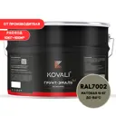 Грунт-эмаль по металлу 3 в 1 Kovali матовая оливково-серая RAL 7002 10кг
