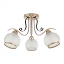 Люстра потолочная Arte Milano AMALFI-323306 120Вт E27 золото 323306/3 FG+BK