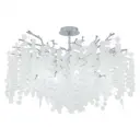 Люстра потолочная Arte Milano Milan23 235901/d760/10/c cr 10 ламп 20 м² цвет никель