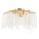 Люстра потолочная Arte Milano Milan23 235001/d700/6/c gd 6 ламп 12 м² цвет золото