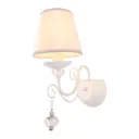 Настенный светильник Arte Milano AM347620 40Вт E14 белый 347620/1W WT+SL