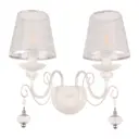 Настенный светильник Arte Milano AM347620 80Вт E14 белый 347620/2W WT+SL