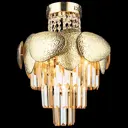 Люстра потолочная Reluce 1976 Rlc_01976-0.3-5_4 9 ламп 16 м² цвет золото