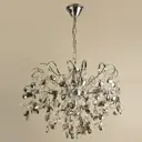 Люстра подвесная Reluce 8281 Rlc_08281-0.4-06_cr 6 ламп 10 м² цвет хром/прозрачный/черный