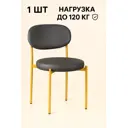 Стул Ваш день 44x81x54 см велюр цвет серый 1 шт.