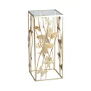 Журнальный столик квадратный Гласар 33x33x75 см желтый