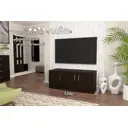 Тумба под телевизор Furnistyle 7956 120x50x50 см ЛДСП цвет венге