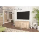 Тумба под телевизор Furnistyle 7960 120x50x50 см ЛДСП цвет дуб сонома