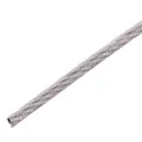 Трос стальной 1/2 мм 25 м цвет цинк