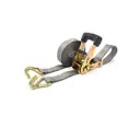 Стяжной ремень для груза с трещоткой с резиновой ручкой Romek 1.5 т. 4 м. 25 мм.