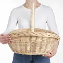 Корзина Сима-ленд Фруктовая 45x40x40 см ива цвет бежевый