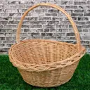 Корзина Сима-ленд Фруктовая №1 37x36x37 см ива цвет бежевый