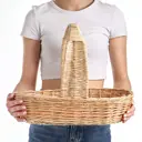 Корзина Сима-ленд 25x36x45 см ива цвет бежевый