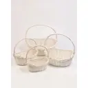 Набор корзин Greengo 42x49x52 см пластик цвет белый 4 шт.