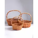 Набор корзин Сима-ленд 37x42x40 см пластик цвет бежевый 3 шт.