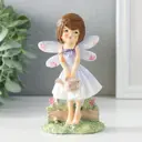 Декоративный предмет Сима-ленд Малышка в сиреневом платье с крыльями с леечкой