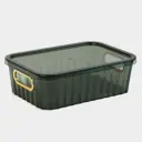 Контейнер для хранения с крышкой Сима-ленд Грани 25.5x18 см пластик цвет зеленый