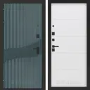 Входная дверь Bunker Бункер BN-13 левый 205x88см цвет веллюто верде/графит софт с панелью ФЛ-649