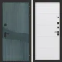 Входная дверь Bunker Бункер BN-13 правый 205x96см цвет веллюто верде/графит софт с панелью ФЛ-649