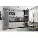 Кухонный гарнитур Сканди Bts 00-00143403а 200x154x60 см ЛДСП цвет серый