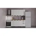 Кухня Лилия Аленушка Н00240390а 160x216x60 см ЛДСП цвет белый