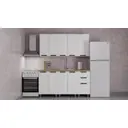 Кухня Лаванда Аленушка 00-00232029а 160x216x60 см ЛДСП цвет белый