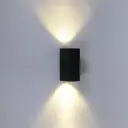 Светильник уличный настенный светодиодный Reluce 86850-9.2-002kt led2x5w bk 10 Вт IP65 цвет черный