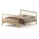 Кровать Домаклево Лето база 140x200+В4+В4 см цвет натуральный