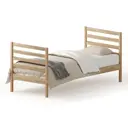 Кровать Домаклево Лето база 90x200+В2+В2 см цвет натуральный