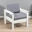 Кресло Сима-ленд Айдаха 69x86x63 см велюр цвет синий