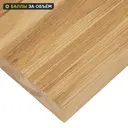 Столешница 120x3.8x60 см массив дуба