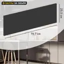 Фасад выдвижного ящика София 79.7x25.3 см DELINIA ID ЛДСП цвет серый