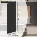 Фасад кухонного шкафа София 32.9x102.1 см DELINIA ID ЛДСП цвет серый