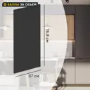 Фальшпанель для кухонного шкафа София грей 37x76.8 см Delinia ID ЛДСП цвет серый