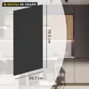 Фасад кухонного шкафа София 39.7x76.5 см DELINIA ID ЛДСП цвет серый