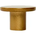 Мебельная ручка-кнопка Аян матовое золото