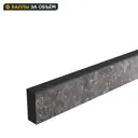 Комплект плинтусов Вулкано 120x4 см 1 шт 80x4 см 2 шт HPL-пластик цвет коричневый