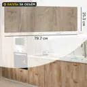 Фасад для кухонного ящика Зея 79.7x25.3 см Delinia ID ЛДСП цвет коричневый