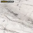 Столешница кухонная Мугла 240x60x1.6 см HPL-пластик цвет серо-белый