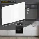 Фасад для кухонного ящика Аша Белая 39.7x25.3 см Delinia ID ЛДСП цвет белый