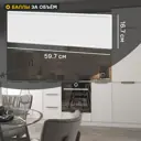 Фасад для кухонного ящика под духовку Инта 59.7x16.7 см Delinia ID МДФ цвет белый