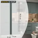 Угол для кухонного шкафа Инта 4x76.5 см Delinia ID МДФ цвет зеленый