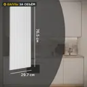 Фасад для кухонного шкафа Висла 29.7x76.5 см KONSENSA МДФ цвет белый